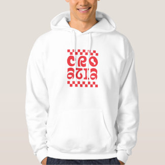 Croatia country logo design hoodie