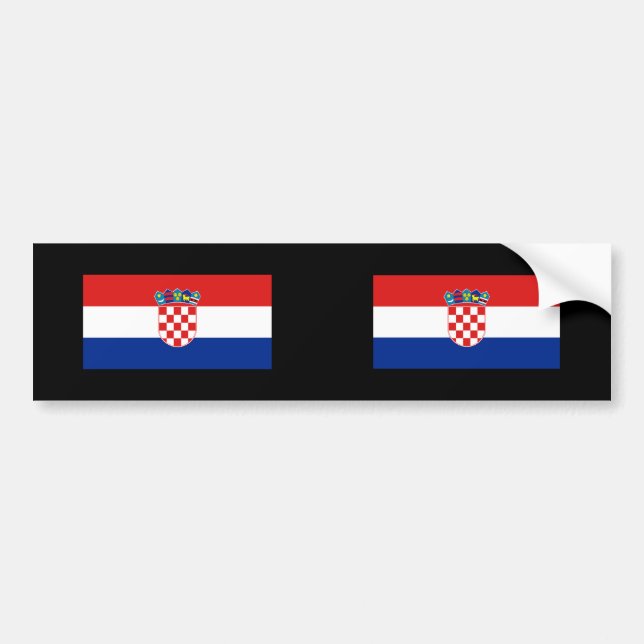 Croatia, Croatia Bumper Sticker (Front)