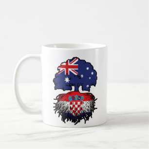 Croatia Croatian Australian Australia Tree Roots Coffee Mug