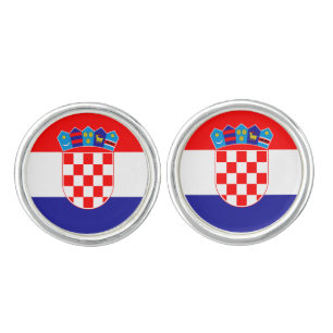 Croatia (Croatian) Flag Cufflinks