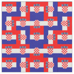 Croatia &amp; Croatian Flag fashion, travel/sports Fabric