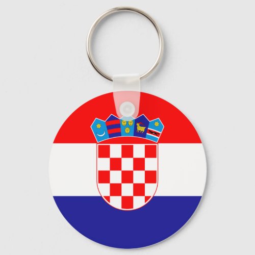 Croatia Croatian Flag Keychain