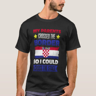 Croatia Croatian Roots Croatian Heritage Proud Cro T-Shirt