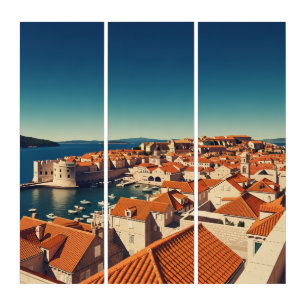 Croatia Dalmatian Coast Triptych