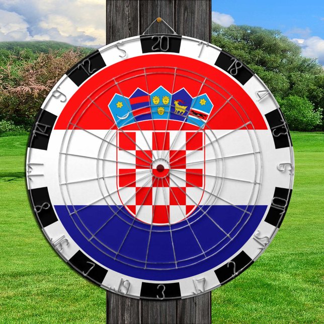 Croatia Dartboard & Croatian Flag / game board (Creator Uploaded)