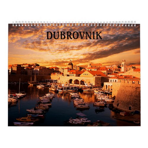 Croatia Dubrovnik calendar