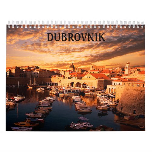 Croatia Dubrovnik calendar medium