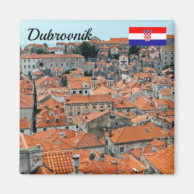 Croatia - Dubrovnik Old Town Magnet (Front)
