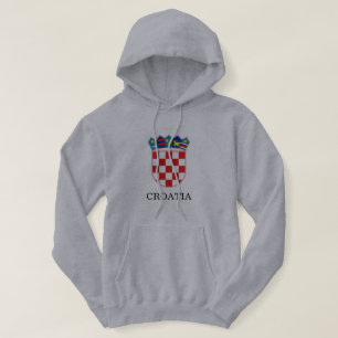 croatia emblem hoodie