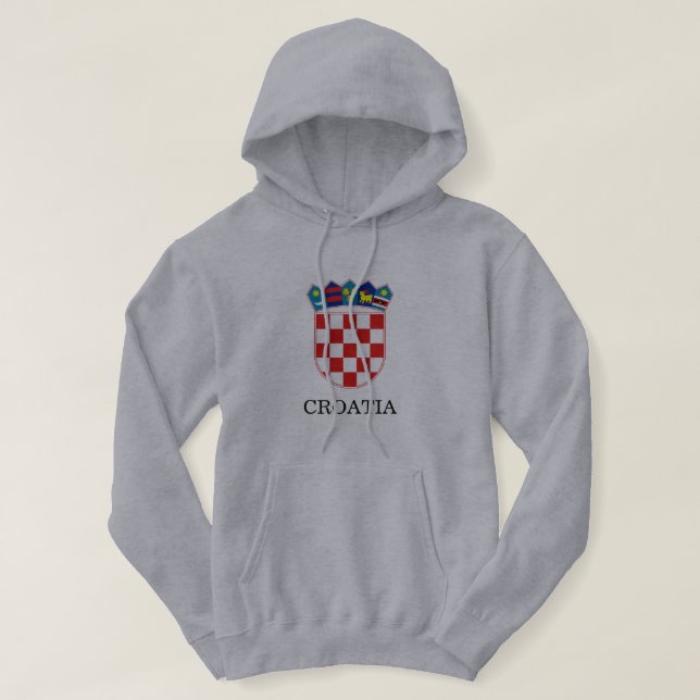 croatia emblem hoodie (Design Front)