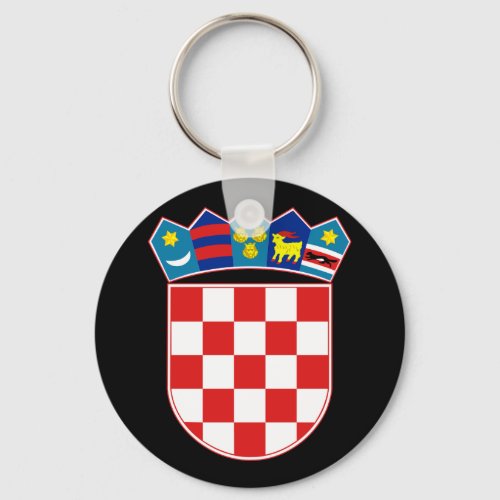 croatia emblem keychain