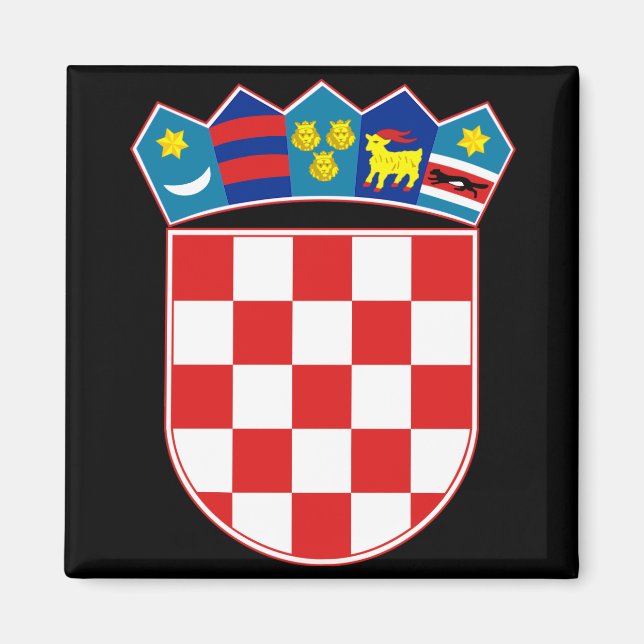 croatia emblem magnet (Front)