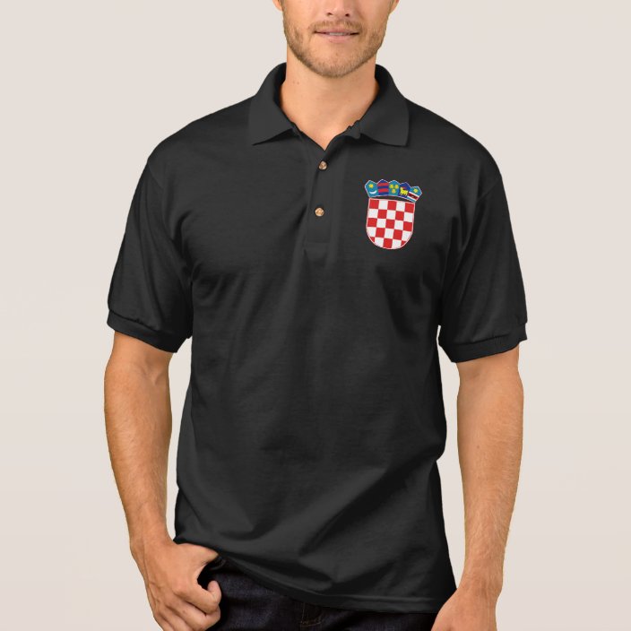 croatia soccer polo shirt