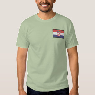 Croatia Embroidered T-Shirt