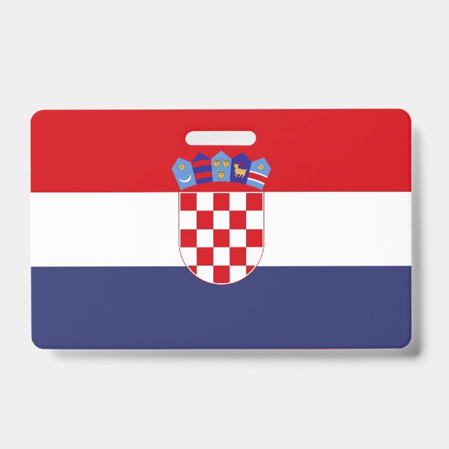 Croatia flag badge (Front)