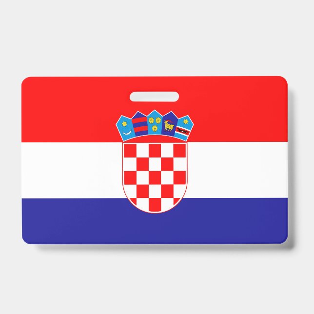 Croatia Flag Badge (Front)