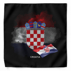 Croatia flag bandana