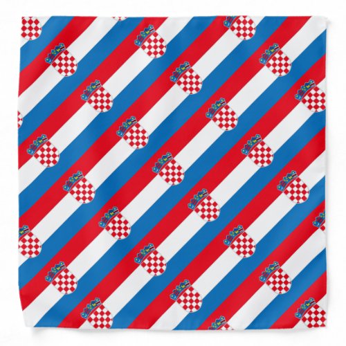 Croatia Flag Bandana