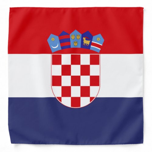Croatia flag bandana
