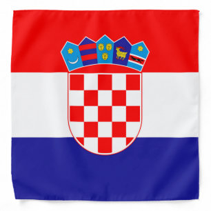 Croatia Flag Bandana