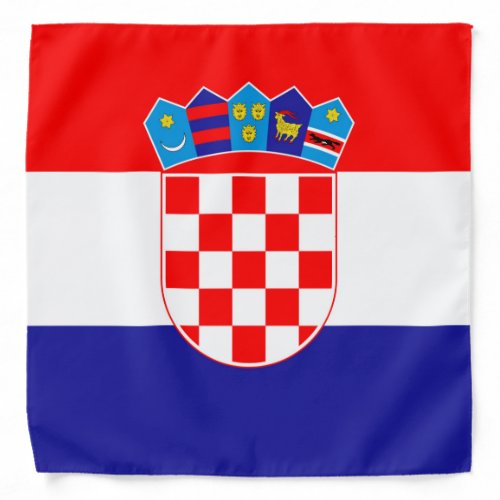 Croatia Flag Bandana