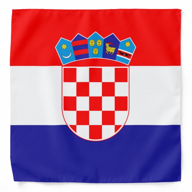 Croatia Flag Bandana (Front)