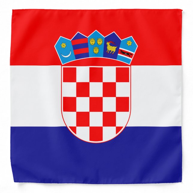 Croatia Flag Bandana (Front)