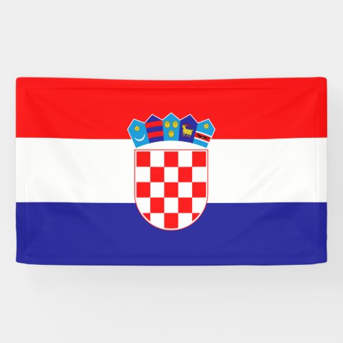 Croatia flag Banner