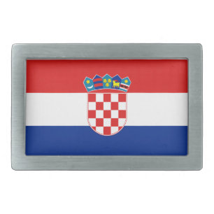 Croatia Flag Belt Buckle