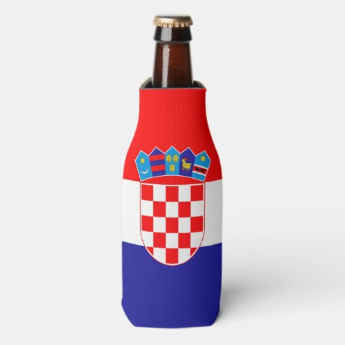 Croatia Flag Bottle Cooler