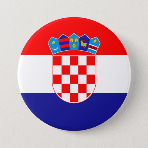 Croatia Flag Button