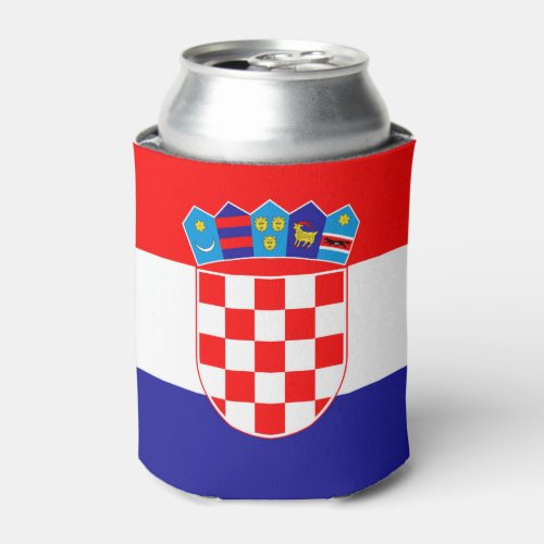 Croatia Flag Can Cooler