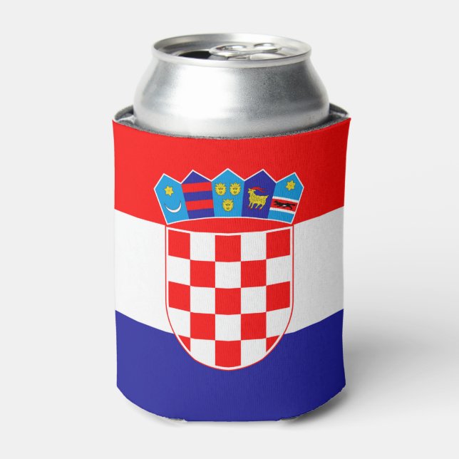 Croatia Flag Can Cooler (Can Front)