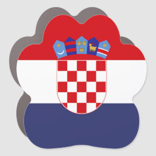 Croatia flag car magnet