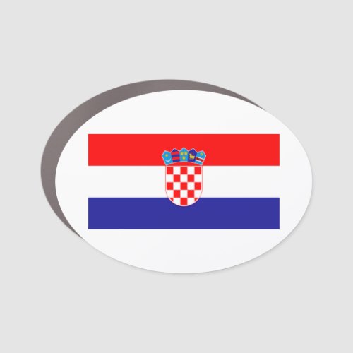 Croatia Flag Car Magnet