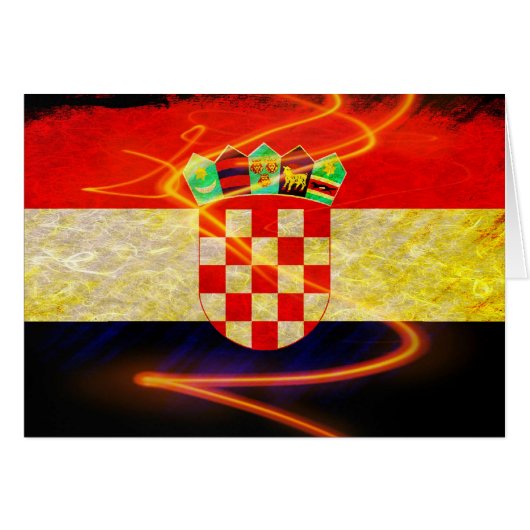 Croatia Flag Cards (Front Horizontal)