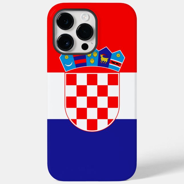 Croatia Flag Case-Mate iPhone Case (Back)