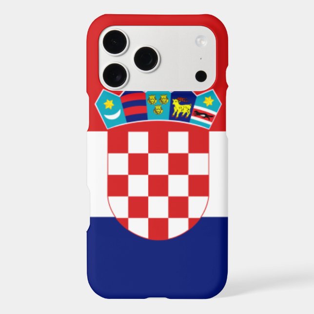 Croatia Flag Case-Mate iPhone Case (Back)