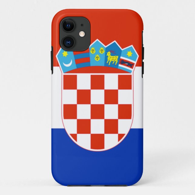 Croatia Flag Case-Mate iPhone Case (Back)