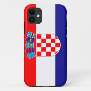 Croatia Flag Iphone 11 Case by FlagWare at Zazzle
