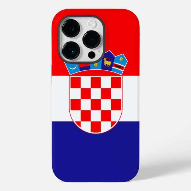 Croatia Flag Case-Mate iPhone Case (Back)