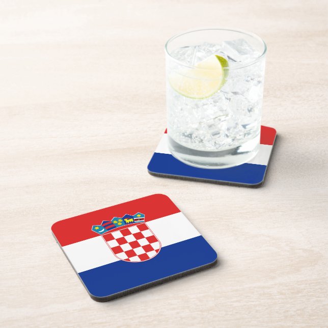 Croatia Flag Coaster (Right Side)