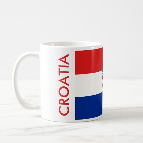 CROATIA FLAG COFFEE MUG