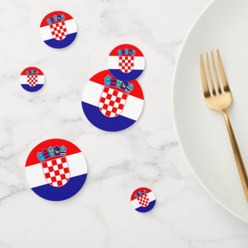 Croatia Flag Confetti