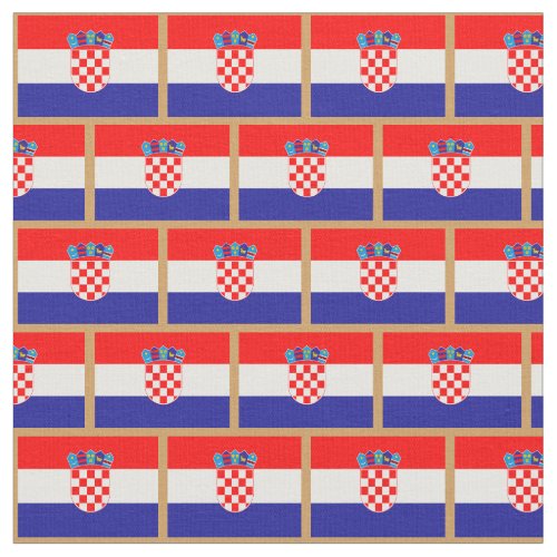 Croatia Flag  Croatia fashion Fabric sports