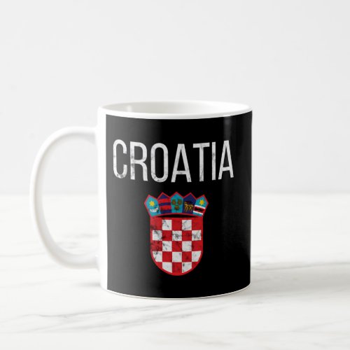 Croatia Flag Croatian Hrvatska Dubrovnik Adriatic  Coffee Mug