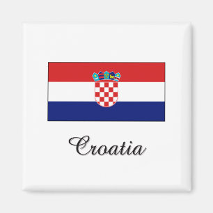 Croatia Flag Design Magnet