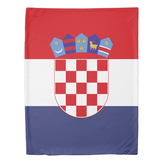 Croatia flag duvet cover (Front)
