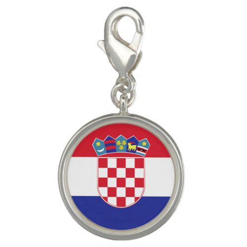 Croatia Flag Emblem Charm