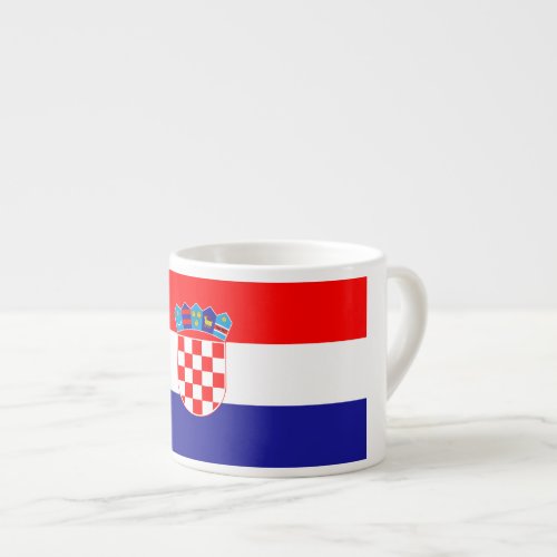 Croatia flag espresso cup